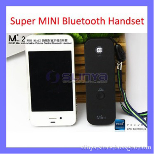 Mini Torch Bluetooth Handset Headphone for iPhone Samsung HTC Nokia (HANDSET-523)